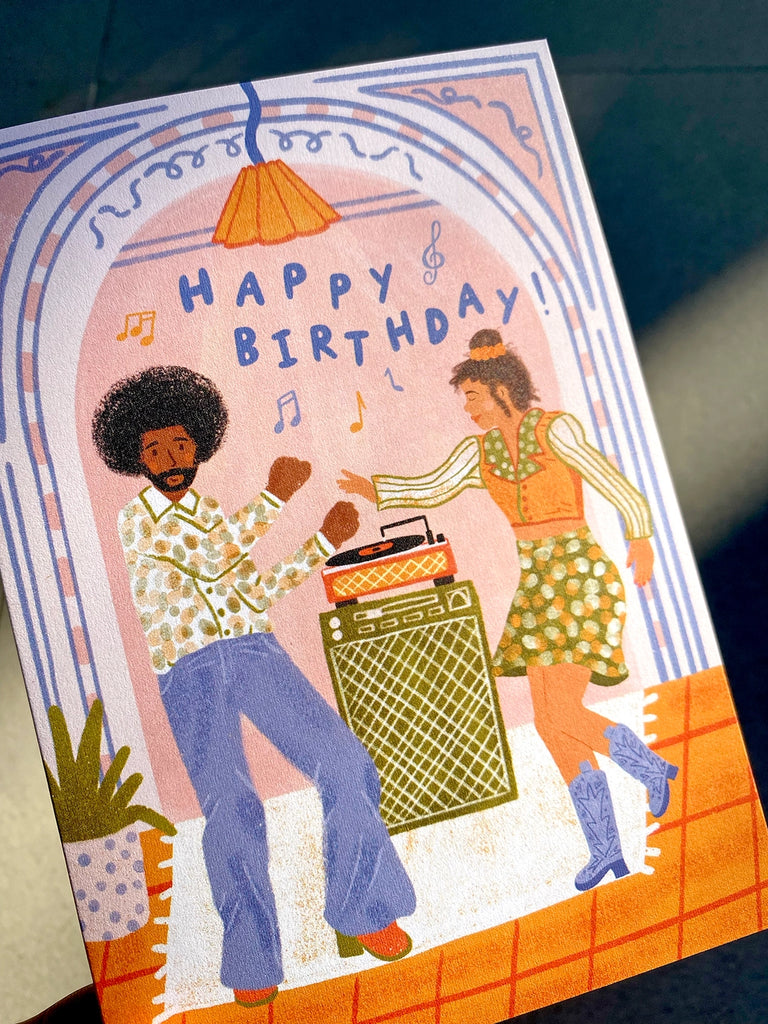 Birthday Card - Vinyl Vibes