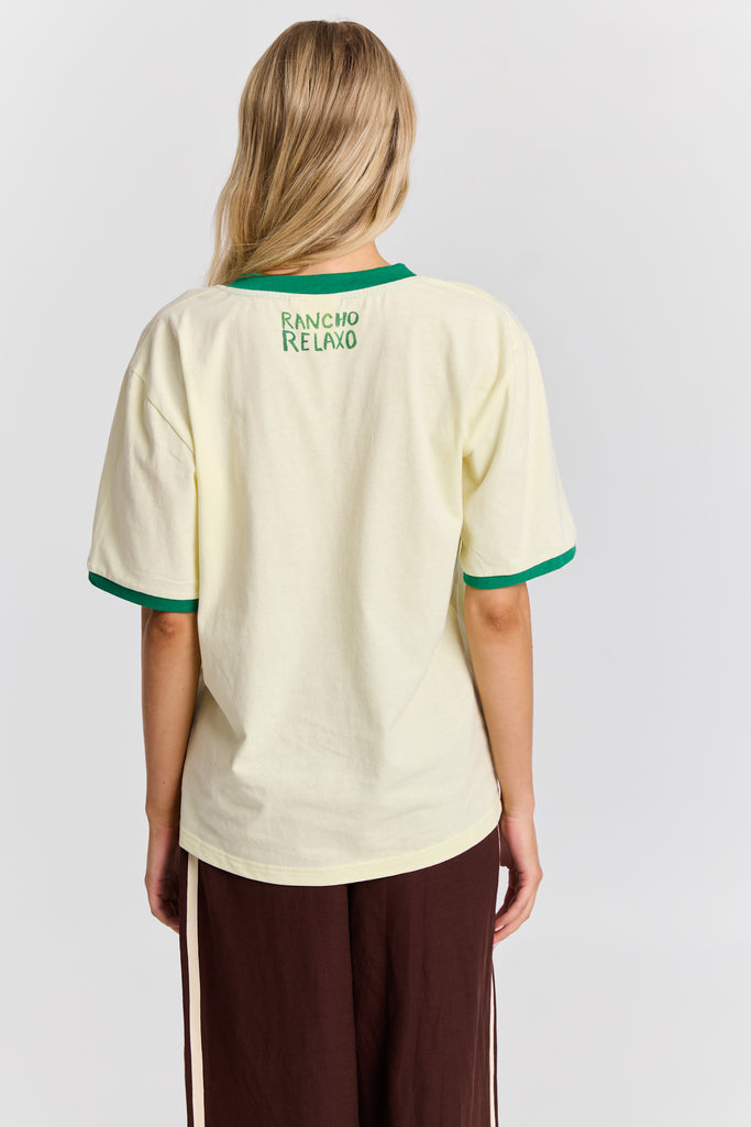 Coco Beach Hotel V Neck Tee