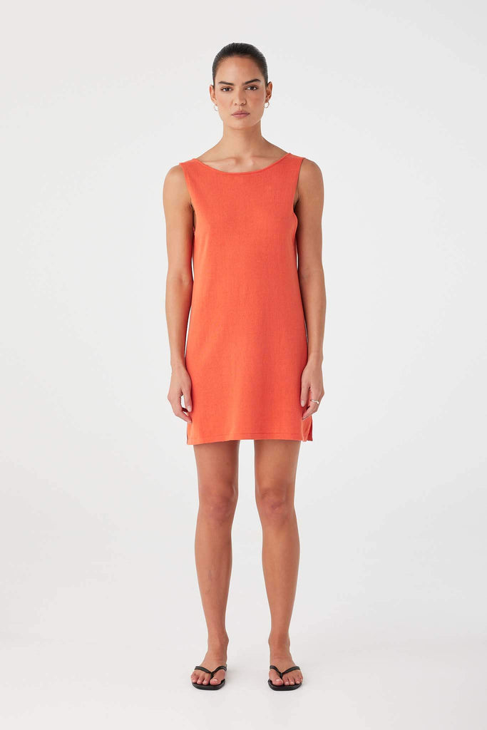 Paloma Mini Dress Mandarin