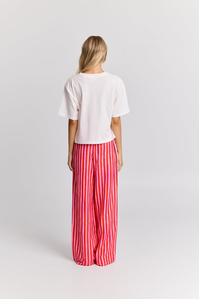 Cherry Ripe Linen Pant