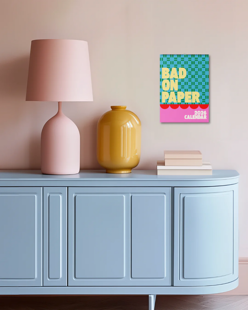 2026 BAD ON PAPER CALENDAR (SPIRAL) 30CM X 21CM