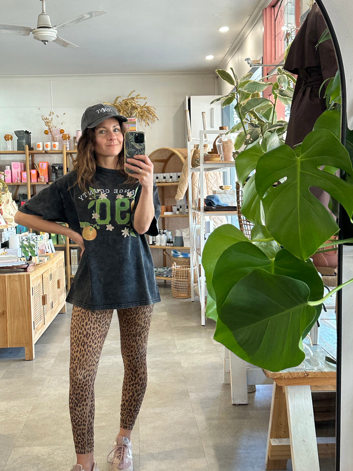 Orange County Oversize Tee Black