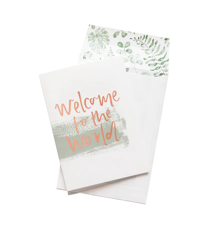 Welcome To The World // Greeting Card