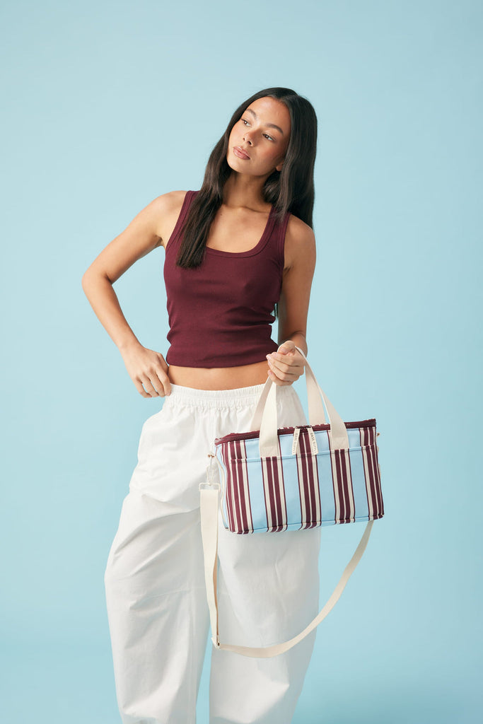 Midi cool base - Mulberry stripe