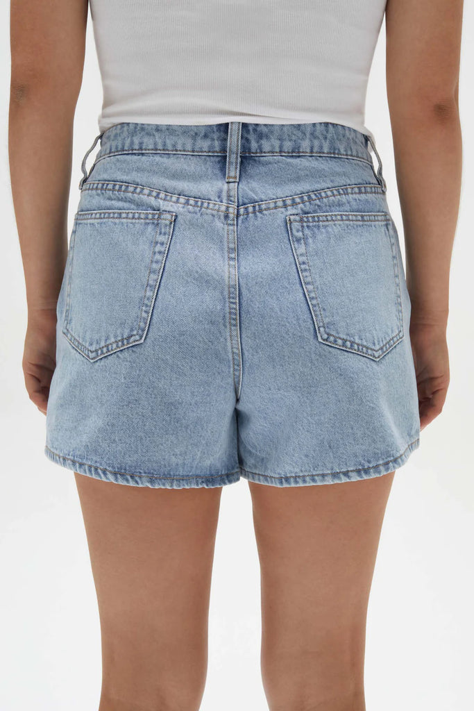 Vintage Denim Short Light Stone
