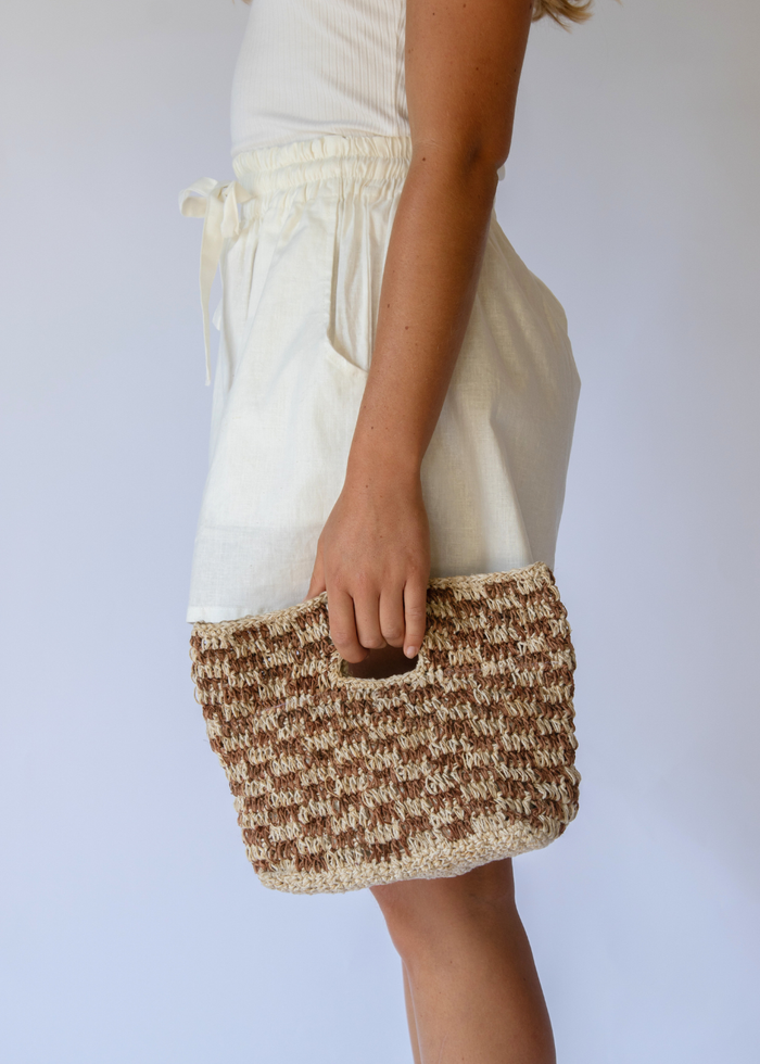 Mini Elle tully check, hobo and hatch, Mika and max