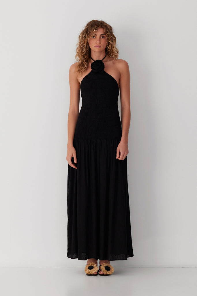 Siesta Maxi Dress Noir