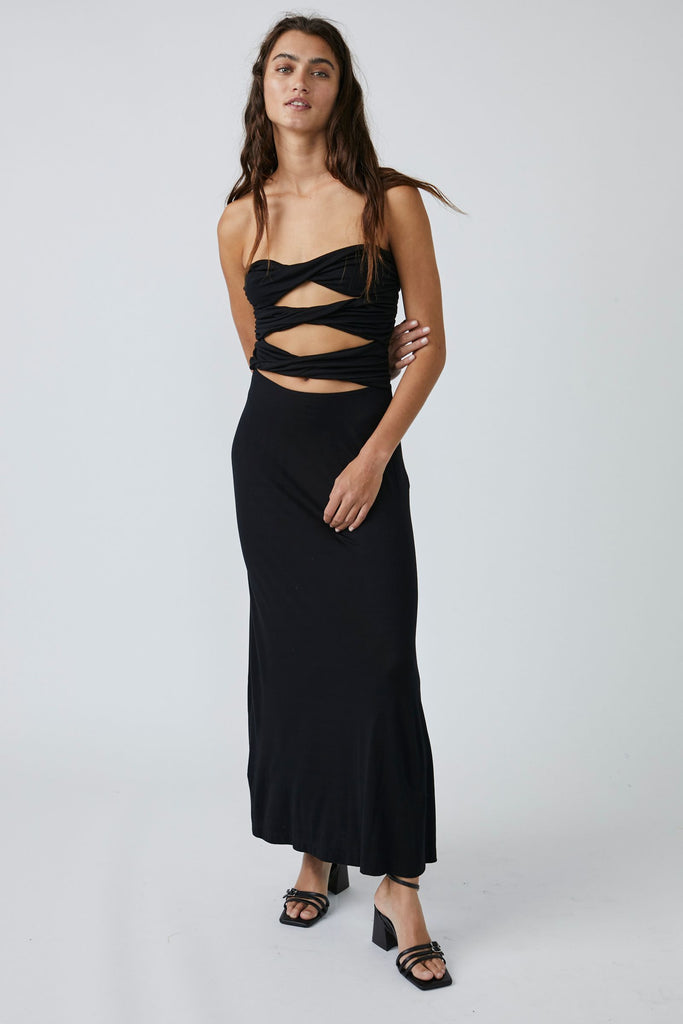 Embrace Midi Dress Black