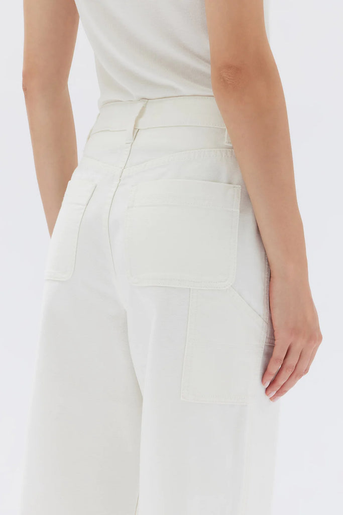 Womens Carpenter Pant Antique White