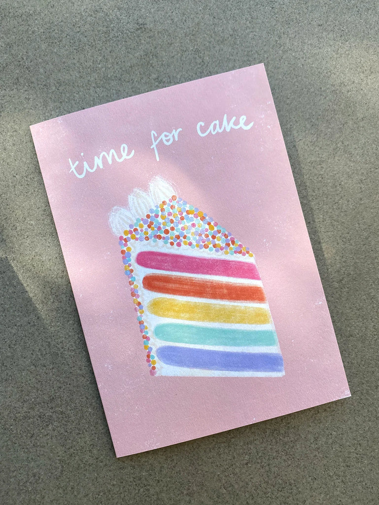 Time for Cake Greeting Card