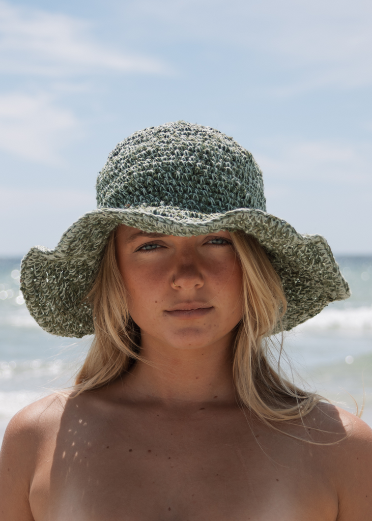 Polly Short Brim Hat / Aloe