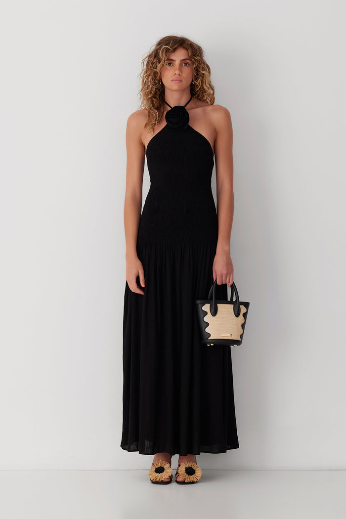 Siesta Maxi Dress Noir