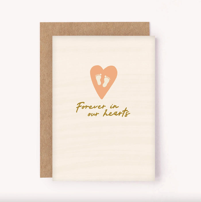 Baby Loss - "Forever in Our Hearts" Sympathy Card
