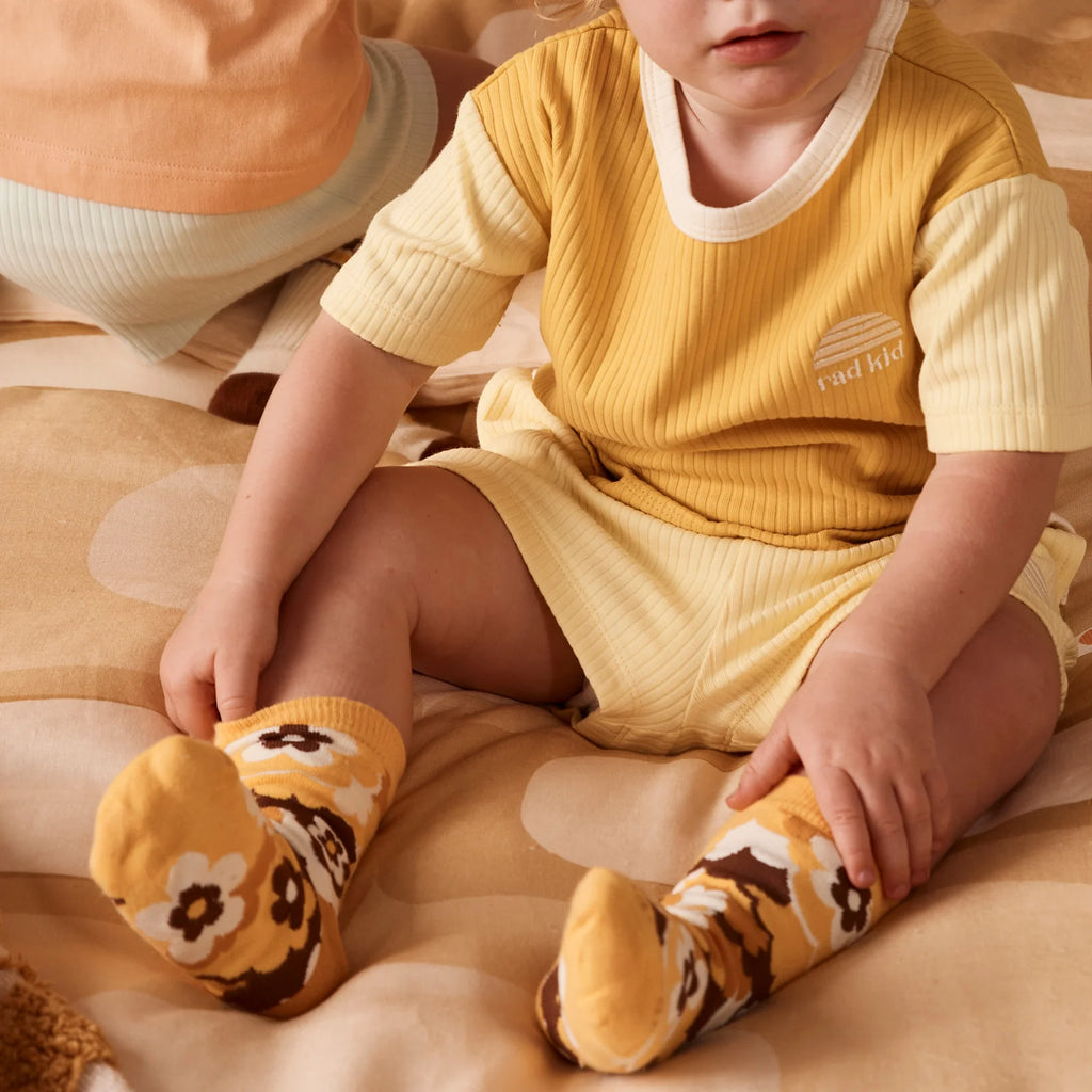 RAD KID AND PETAL PUFF ORGANIC COTTON SOCK PACK