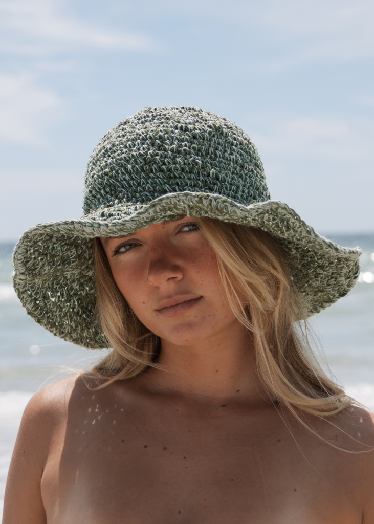 Polly Short Brim Hat / Aloe