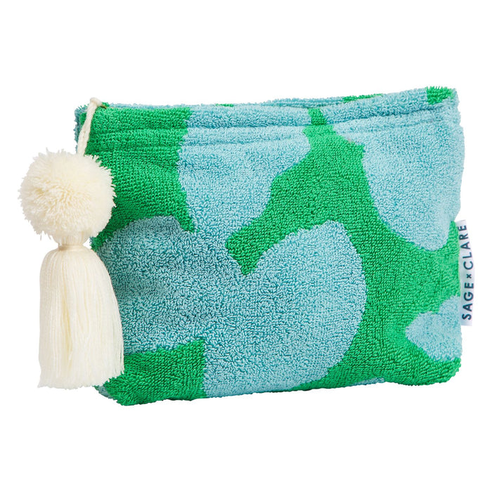 Hermosa Small Terry Pouch - Hydrangea