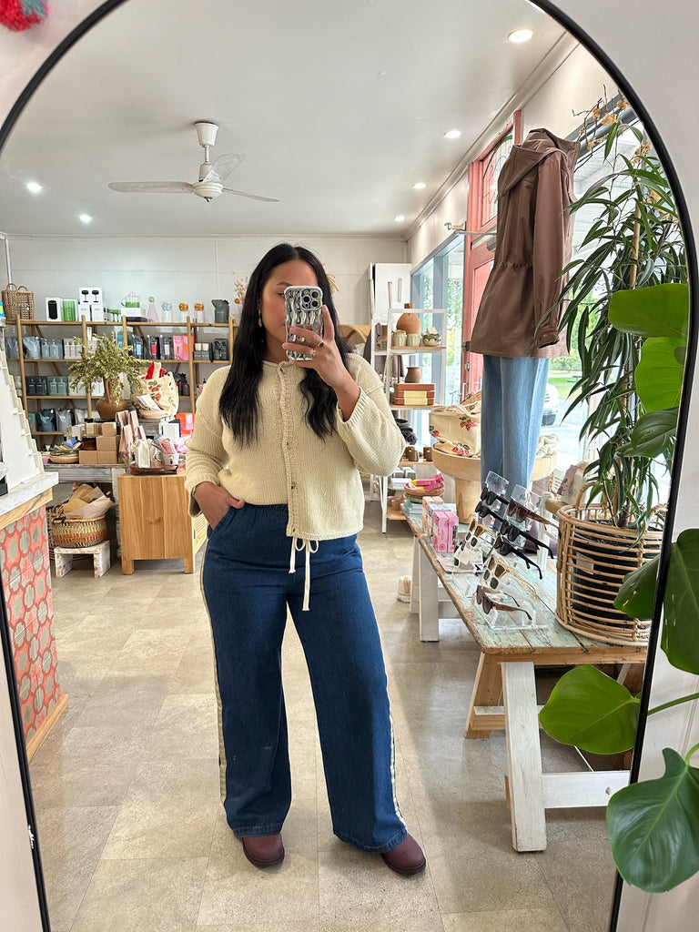 Raya Cardigan Natural