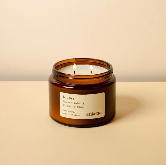 Kiama in Summer Melon & Illawarra Plum 500ml double wick