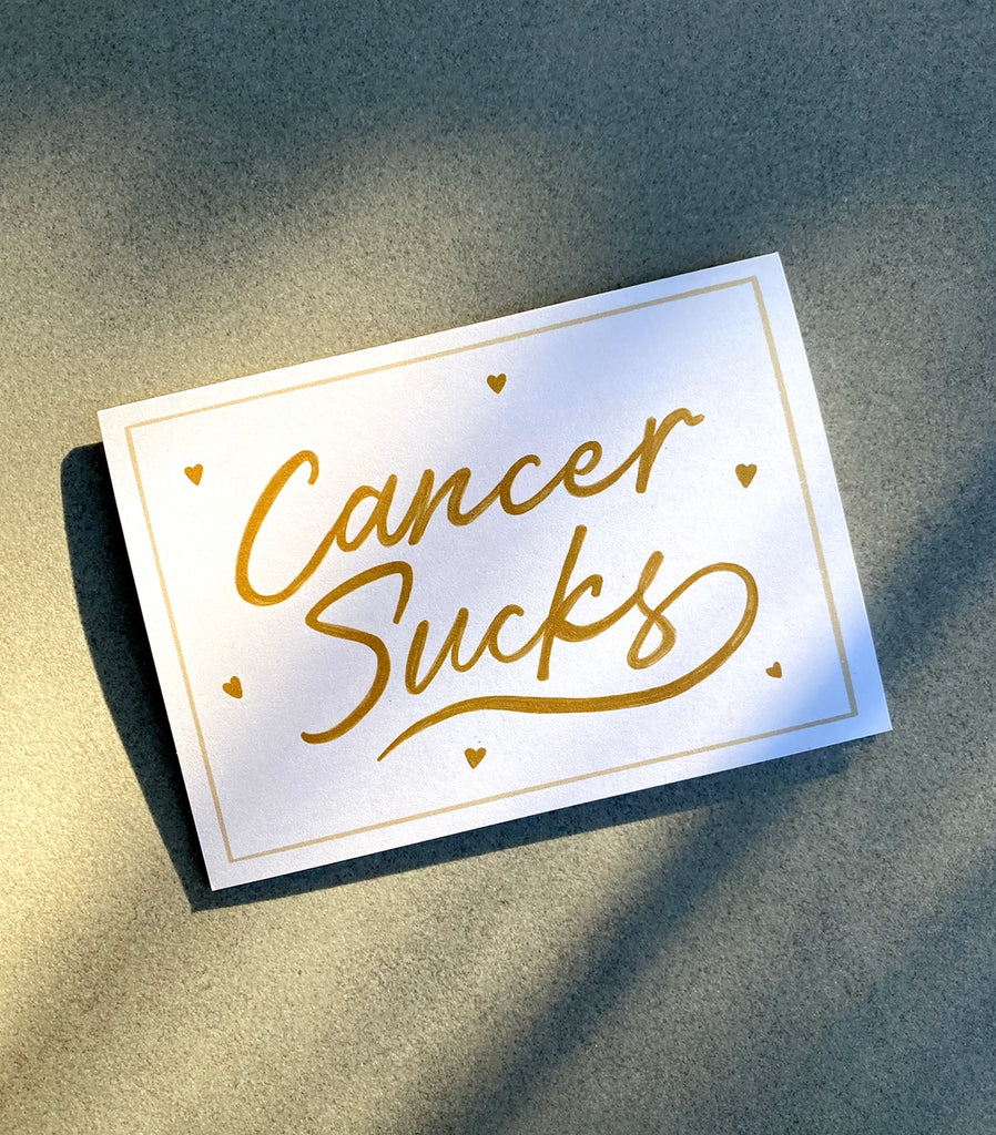 Cancer Sucks Card - Support Card