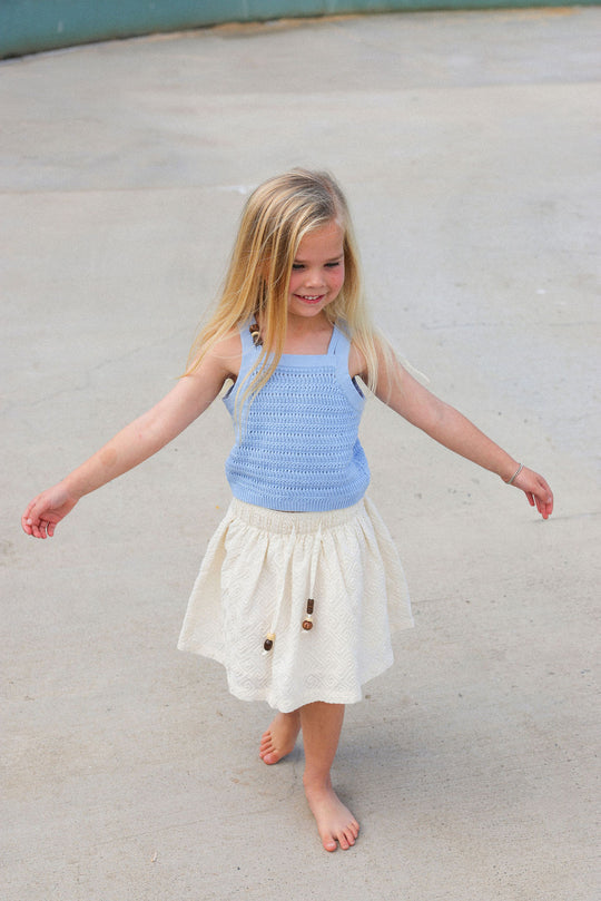 Organic Knitted Bead Top Bubble