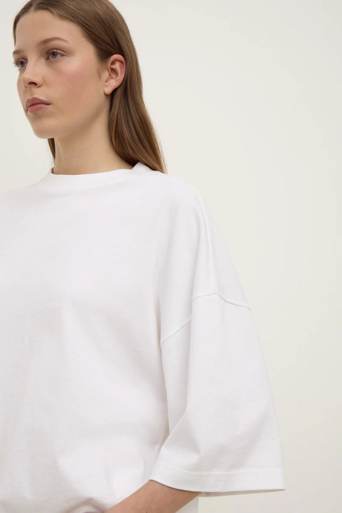 Max Cotton Oversized Tee White