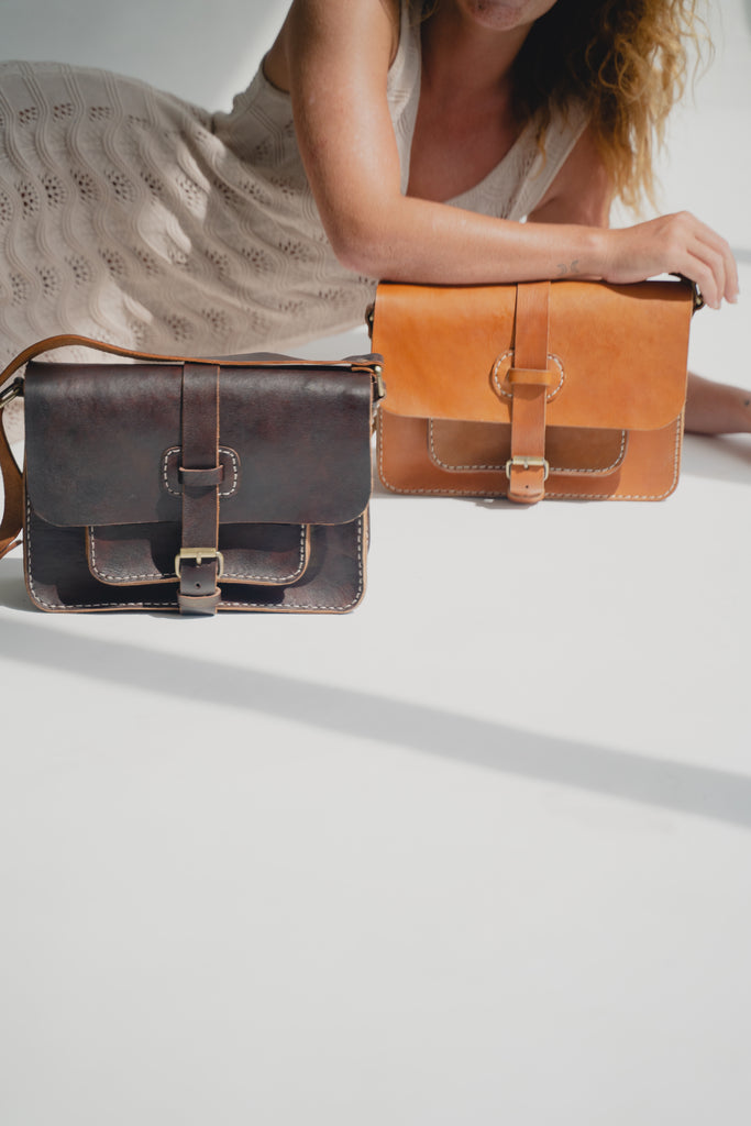 RISING SUN SATCHEL // VINTAGE BROWN