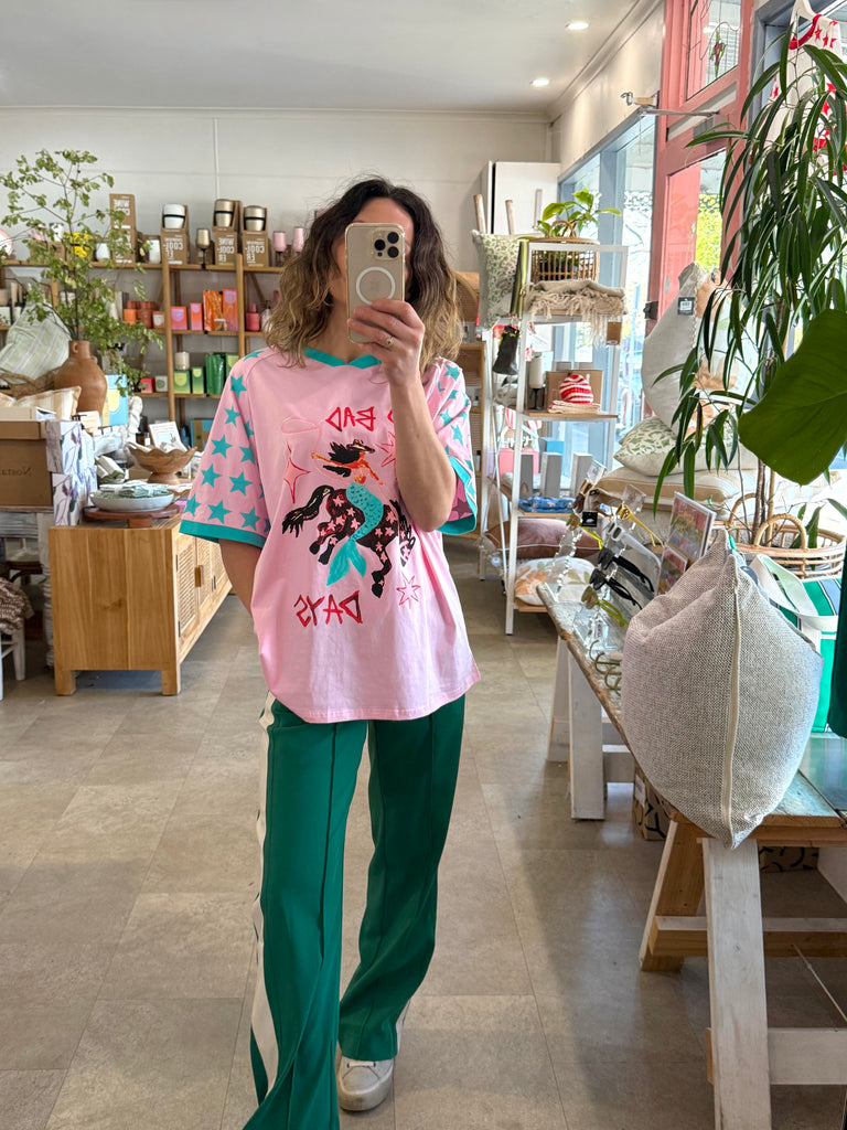 No Bad Days Tee Pink