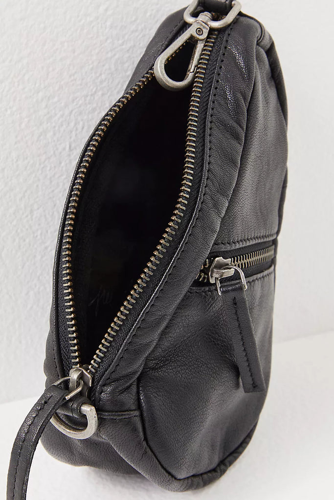 Coffee date mini crossbody black