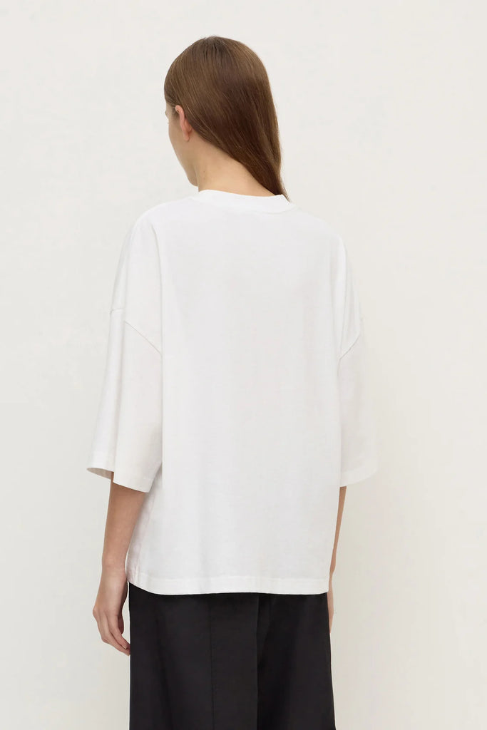 Max Cotton Oversized Tee White