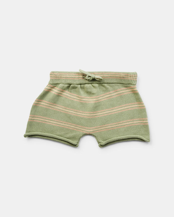 Jack Knit Shorts - Fern Stripe