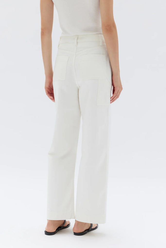 Womens Carpenter Pant Antique White