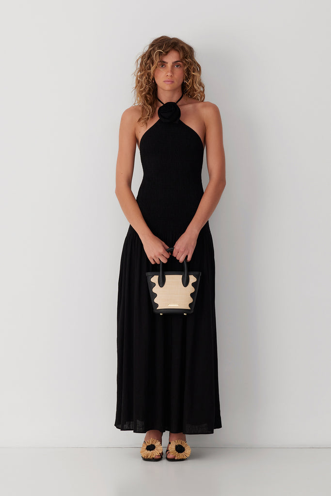 Siesta Maxi Dress Noir