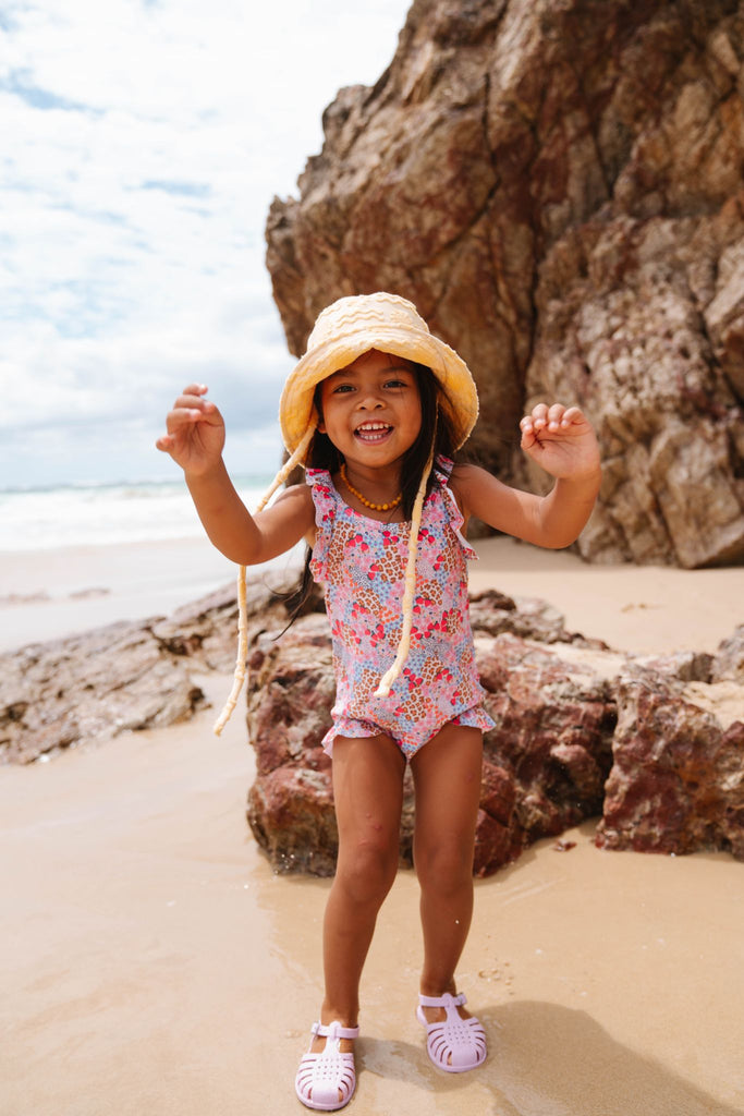 Posey Swimsuit - Leopard Berries
