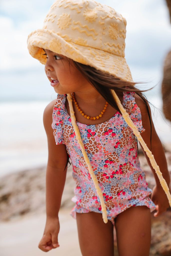 Posey Swimsuit - Leopard Berries