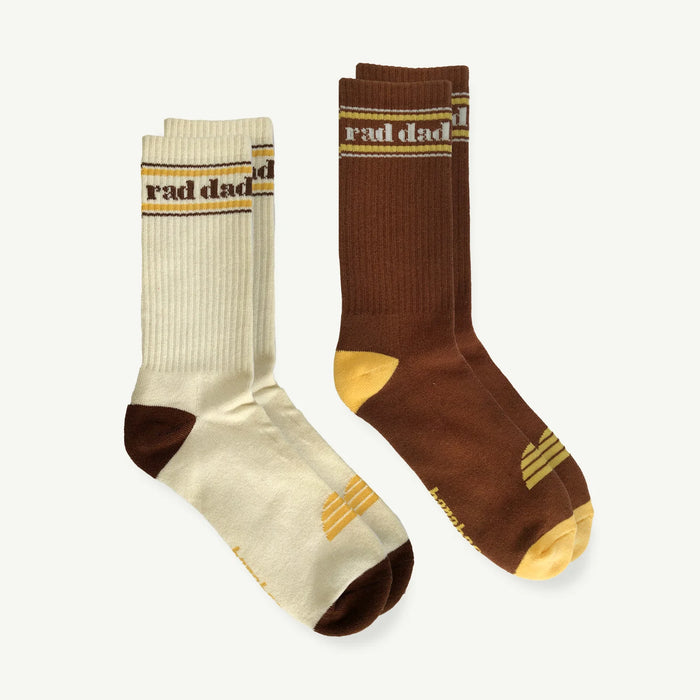 Rad dad socks, banabae, Mika and max