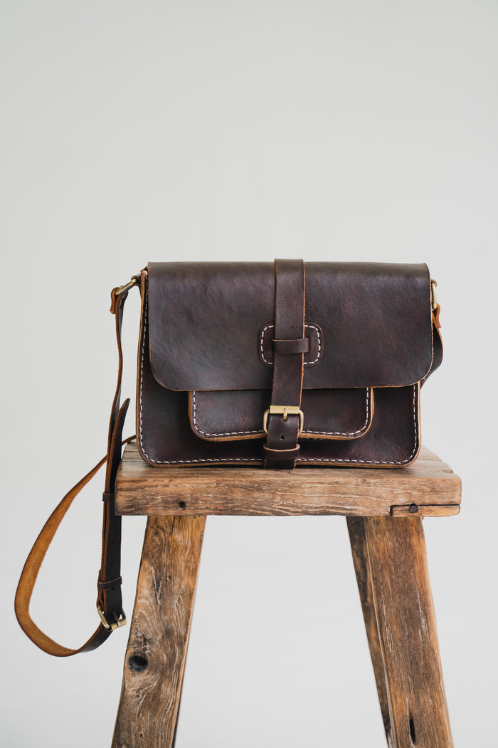 RISING SUN SATCHEL // VINTAGE BROWN