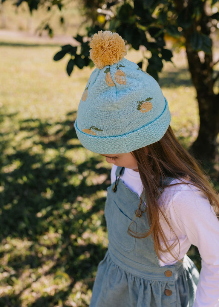 Lemon Merino Beanie