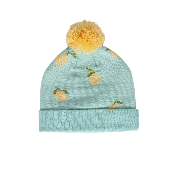 Lemon Merino Beanie