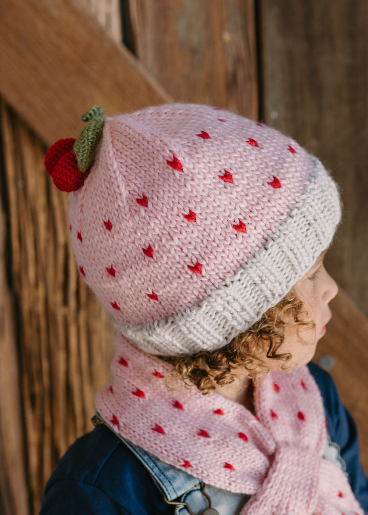 Cherry Beanie Pink