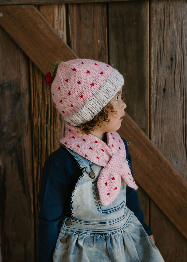 Cherry Beanie Pink