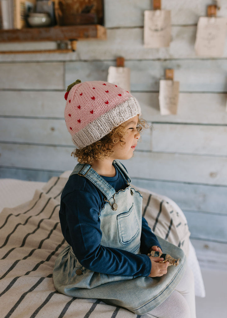 Cherry Beanie Pink