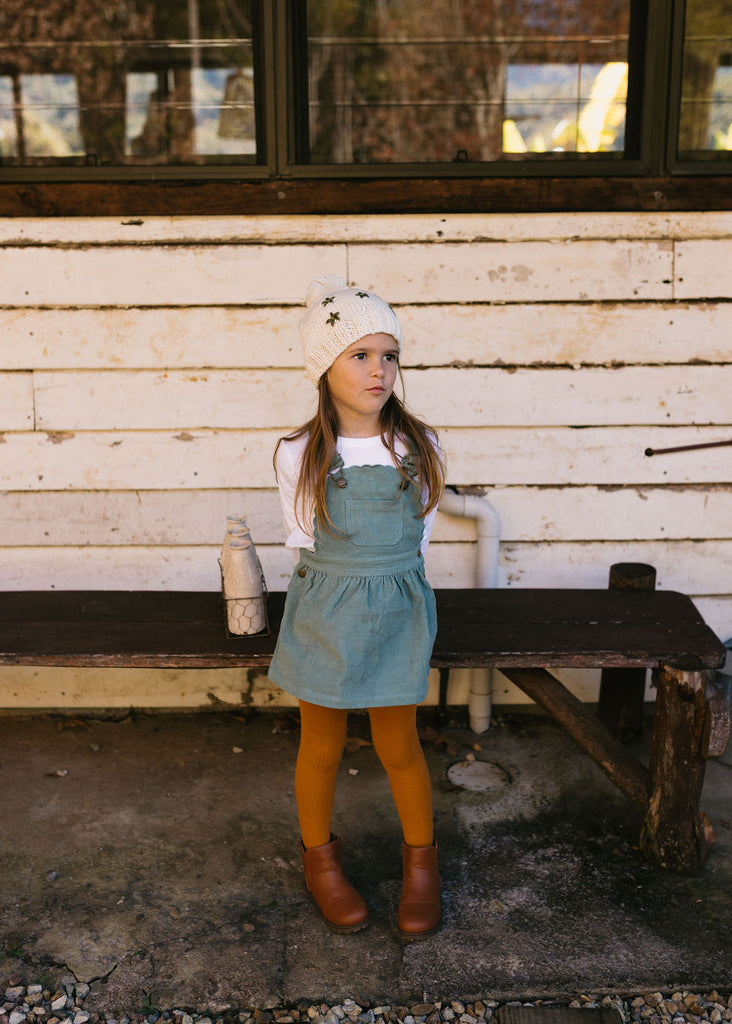 Daisy Beanie Cream