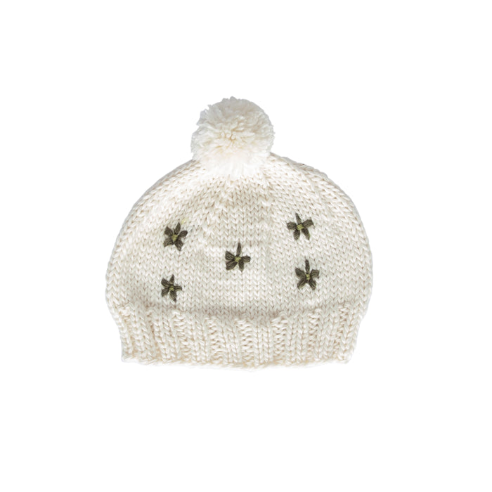 Daisy Beanie Cream