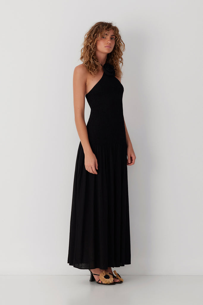 Siesta Maxi Dress Noir