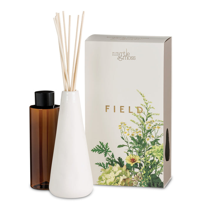 Botanical Diffuser Field (White Vase)