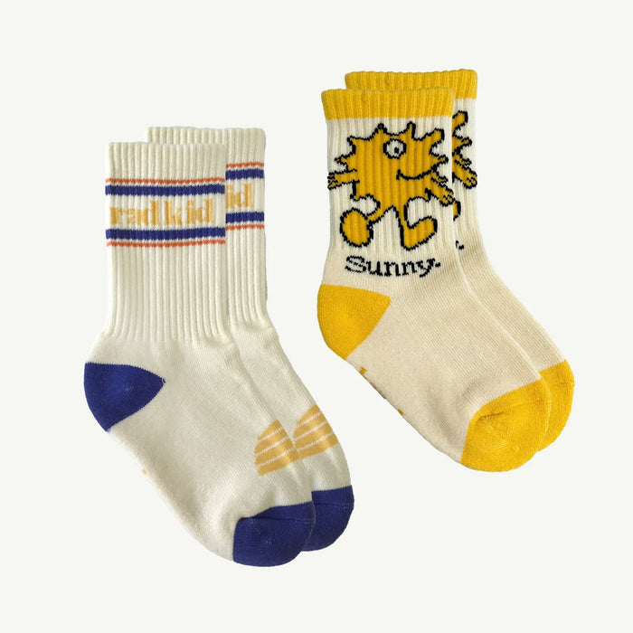 RAD KID AND SUNNY ORGANIC COTTON SOCK PACK (Ages 8-12 Youth)