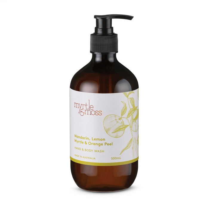 Hand and Body Wash 500ml - Mandarin, Lemon Myrtle & Orange Peel: