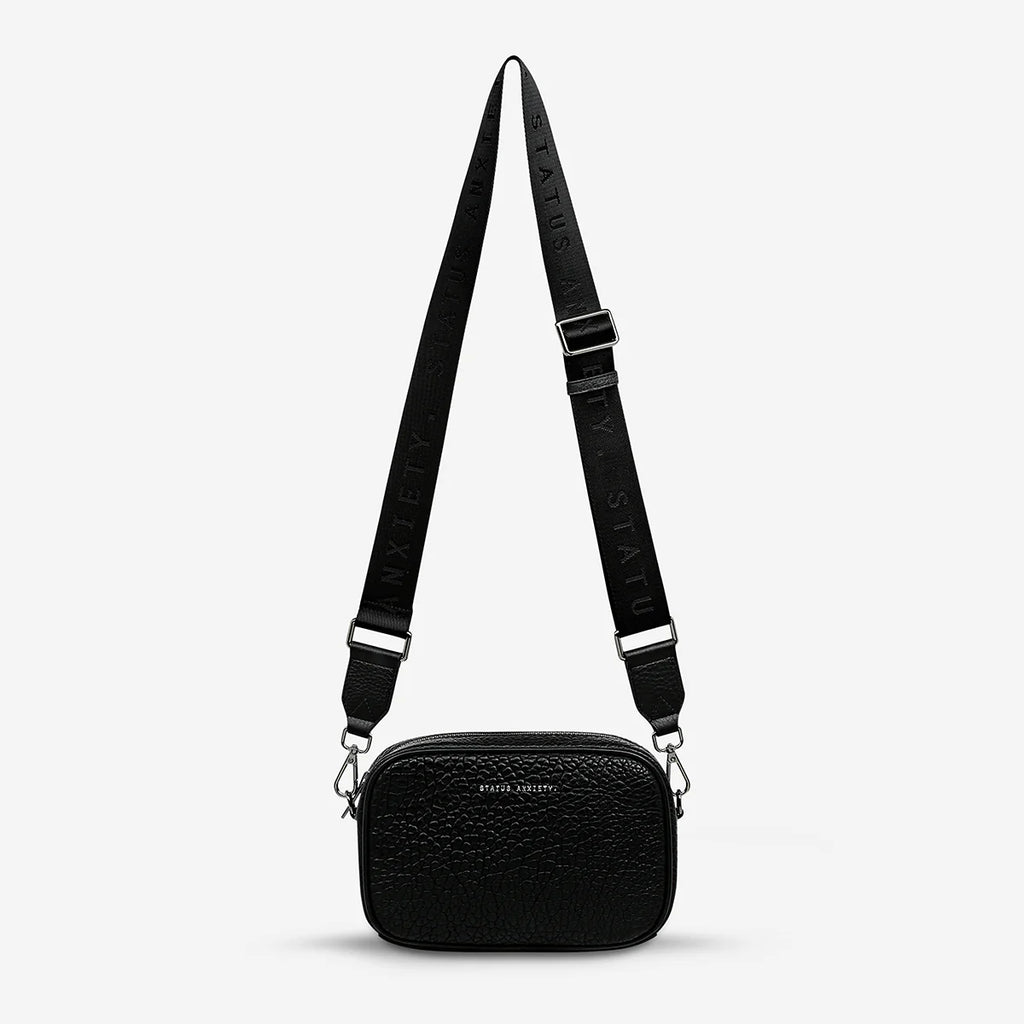 PLUNDER WITH WEBBED STRAP Black Bubble