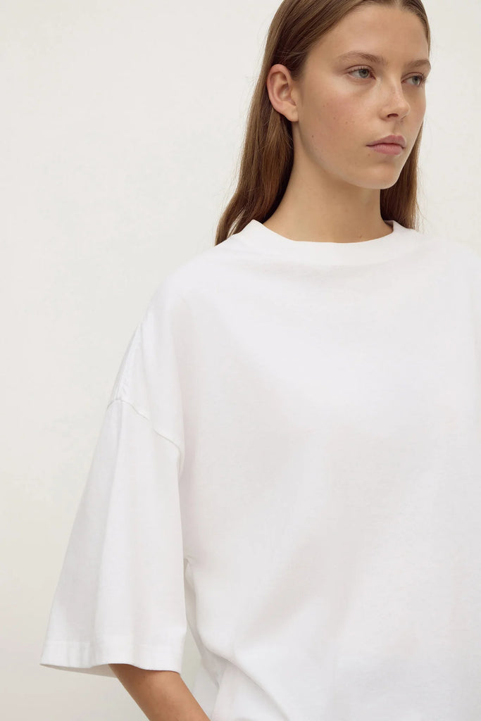 Max Cotton Oversized Tee White