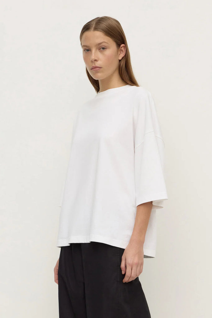 Max Cotton Oversized Tee White
